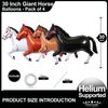 4 Pack Giant Horse Balloons Horse Themed Balloons gallant horse balloons for Horse Party Themed Birthday Party Decorations Supplies