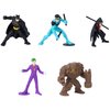 DC Comics, Batman, Robin, Nightwing vs The Joker, Clayface 5-Pack, 2-inch Action Figures, Kids Toys for Boys and Girls Ages 3 and Up