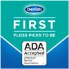 DenTek Complete Clean | Easy Reach Angled Floss Picks | No Break & No Shred Floss | Designed for Hard to Reach Molars | Y-Shaped Pick | 75 Count in Each (Pack of 5)
