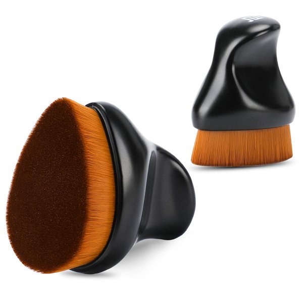 Sunscreen Applicator for Kids,Sunscreen Brush Sunblock Applicator with Protective Case for Kids,Baby,Adult,Beach Essentials for Sunscreen, Suncream and Sun Lotions (Matte Black)