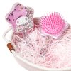 My-Meloday & Kitty-Cute-Kitten Confetti Glitter Hair Brush - Wet and Dry Detangling Brush Set - Ideal for Curly Hair, Scalp Brush, and Hair Comb (My-Meloday)