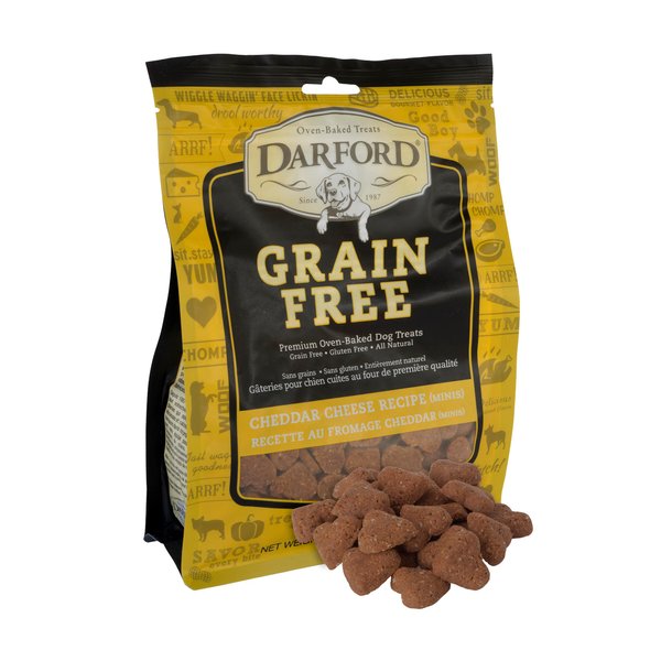 Grain Free Cheddar Cheese Minis Heart Recipe Dog Treats, 12oz