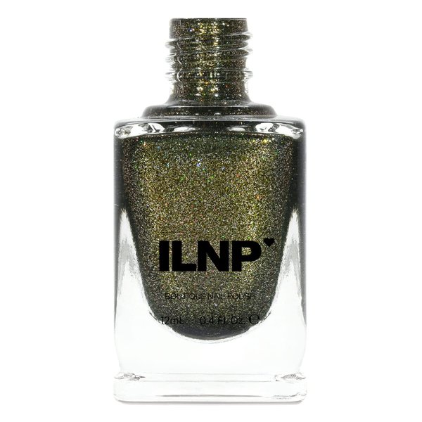 ILNP Caesar - Deep Olive Holographic Metallic Nail Polish