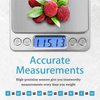 NEXT-SHINE Gram Scale, Digital Pocket Scale Portable Mini Size 500g x 0.01g with Back-Lit LCD Display Stainless Steel Platform Grams Ounces for Coffee Brewing Jewelry Cooking Baking