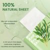 AMY'S DIARY 6 PCS Real Nature Tea Tree Hydrating Face Mask, Hyaluronic Acid, Vitamin C and E, Chamomile, Korean Beauty Essence Facial Paper Sheet Mask for Skin Care Moisturizing