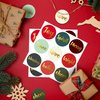 Mobiusea Creation Christmas Stickers | Christmas Envelope Seals | 1.4 inch | Gold Foil | Inspirational Positive Word | Waterproof | 90-Pack for Christmas Gifts, Holiday Stickers for Envelopes, Holiday