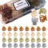 Mofugui Mini Claw Clips for Women and Girls,32 pcs,Great for Design Kids and Adult Hairstyles,Strong Grip Non-Slip Tiny hair clips(Type E)