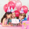 WERNNSAI Dinosaur Party Hats, 24 PCS Watercolor Dino Themed Birthday Headwear, Costume Headwear for Girls Baby Shower, All Ages, Elastic Closure, Hand Wash Only, Paper, 6.7" x 4.7"