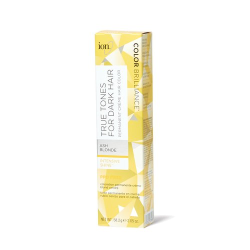 Ion True Tones for Dark Hair Permanent Crème Hair Color Ash Blonde Ash Blonde