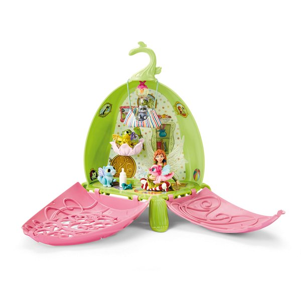 Schleich bayala, 11-Piece Playset, Fairy Toys for Girls and Boys 5-12 years old, Marween's Animal Playschool