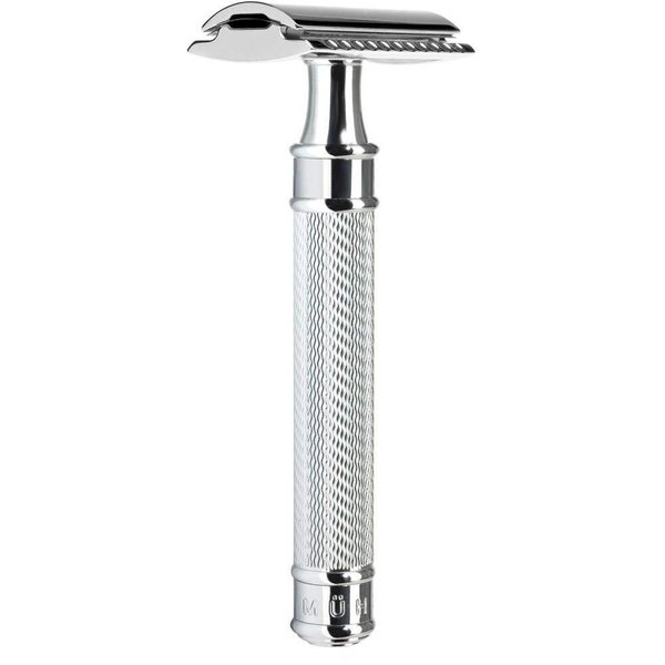 MÜHLE Grande R89 Double Edge Safety Razor (Closed Comb) | Perfect for Everyday Use | Barbershop Quality Close Smooth Shave | Luxury Razor for Men