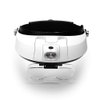 AZFUNN 1X to 6X Headband Magnifier, Head Mount Magnifying Glass with LED Light for Close Work Jewelers Loupe Eyelash Extensions Watch Repair Reading