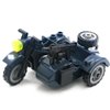 General Jim's WW2 German Military Motorcycle and Removable Sidecar Building Blocks Bricks Set for History Enthusiasts or Brick Collectors Including Teens and Adults (Set of 2)