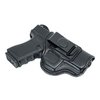 Maxx Carry IWB Leather Gun Holster for Springfield XDS 4 inch 9 mm, XDE 3.3 inch 9mm/.45ACP or 3.8 inch 9 mm | Walther PK380, Black, Right Hand Draw