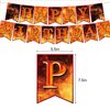 Fire Party Decorations Firefighter Birthday Party Supplies Includes Fire Happy Birthday Banner Cupcake Toppers Cake Topper Balloons for Firefighter Party Fire Truck Party Supplies