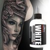 Allegory Tattoo Ink – White, Premium White Tattoo Ink, Perfect for Mixing, Shading and Highlighting, Smooth, Consistent Pigment, Vegan Friendly Tattoo Color, Organic Ink, Crafted in The USA, 2 oz