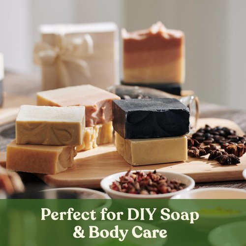 Soapeauty Palm Oil RBD – 100% Pure & Natural, Cold-Pressed, Non-Hydrogenated & Sustainable for DIY Soap, Creams & Lotions – Rich in Vitamin E – 48 fl oz (3 x 16 fl oz)