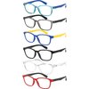 Yogo Vision Blue Light Blocking Glasses for Kids UV Protection Girls Boys Blue Light Glasses Anti Eyestrain (6 Pack)