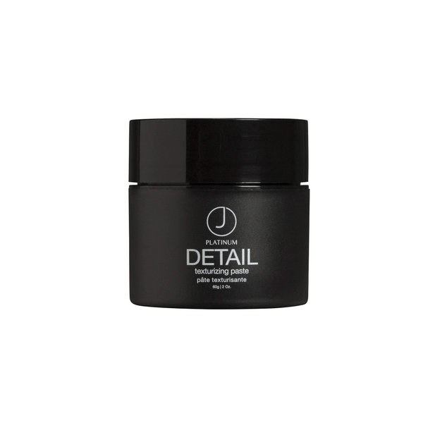 J Beverly Hills Platinum Detail Texturizing Paste with Beeswax for Semi Gloss Finish, 2 Oz