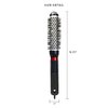 Cricket Technique #310 1” Thermal Hair Brush Seamless Barrel Styling Hairbrush Anti-Static Tourmaline Ionic Bristle for Blow Drying Curling All Hair Types