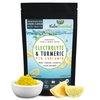 Electrolyte Powder Infused with 95% Pure Organic Curcumin from Turmeric - Sports Energy Drink Mix - Hydration Powder Sugar Free - Lemon Flavor turmeric drink - 250g