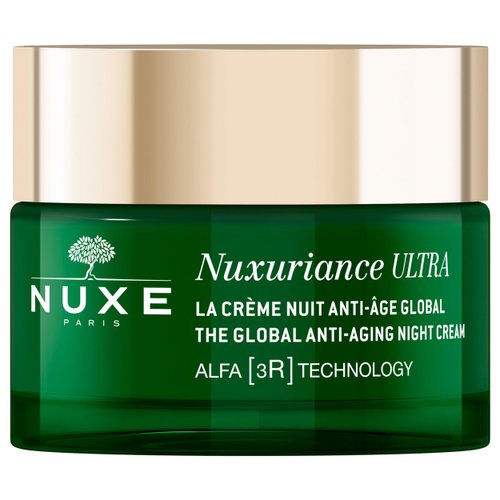 NUXE Nuxuriance Ultra Global Anti-Aging Night Cream with Hyaluronic Acid and ALFA 3R Technology, Revitalize, Renewing, Resurfacing Treatment, 1.7 oz