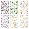 Konsait 700pcs Easter Nail Art Stickers,St. Patrick’s Day Decoration Luck of The Irish Nail Art Stickers Decals, Bunny Shamrock Nail Sticker False Nail Design Self-Adhesive Nail Tips Decorations