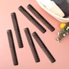 6Pcs Carbon Fiber Cutting Comb Haircutting Combs Professional Heat Resistant Comb, Barber Comb Hair Stylist All Purpose Combs Medium and Fine Tooth for Man and Woman Clipper Cuts, Home Salon