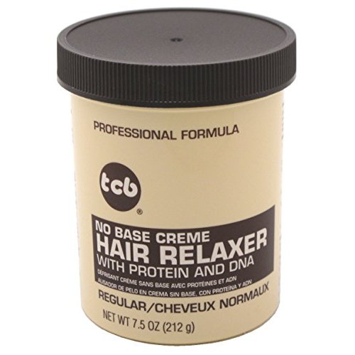 Tcb Hair Relaxer No Base Creme 7.5oz. Regular Jar (3 Pack)