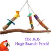Bonka Bird Toys 3635 Huge Branch Perch Bird Toy Cockatoo Macaw Amazons