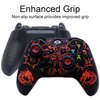 Xbox-One Controller Skin, BRHE Anti-Slip Silicone Cover Protector Case Accessories Set for Microsoft Xbox 1 Wireless/Wired Gamepad Joystick with 2 Thumb Grips Caps (Red)