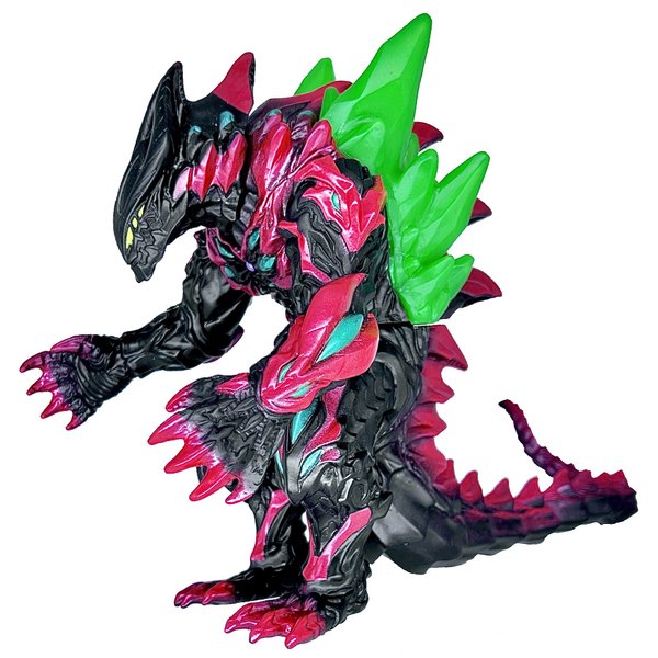 TwCare Ultra Monster EX Arch Belial Action Figure vs Godzilla Toy, 7.9in Tall, 13in Length, Movie Series Movable Joints Soft Vinyl, Travel Bag