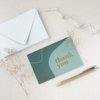 Rileys Thank You Cards with Envelopes | 50-Count, Gold Foil - Blank Note Cards, Thank You Notes, Blank Cards with Envelopes, Thank You Wish Cards, Wedding, Graduation, Baby Shower (Sage Green)