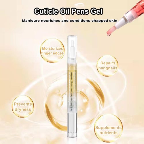 ailixinda 15 PCS Cuticle Oil Pens for Nails,Nail Oil Cuticle Pens,Nail Cuticle Oil Pen Repair Pen Nail Nourishment Polish with Vitamins,Cuticle Nail Revitalizer Oil Pen with Soft Brush