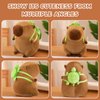 SHINUOER Capybara Plush Cute Capybara Stuffed Animal Kawaii Plush with Turtle Backpack Capybara Gifts Cute Plush Pillow Birthday for Kids Boys Girls 12 Inch