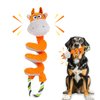 VelvetVines Squeaky Dog Toys, Interactive Dog Toys with Pull Rope,Tug of War Dog Toy, Plush Dog Pull Toy, Interactive Dog Toys for Aggressive Chewers,Plush Puppy Toys for Small, Medium, Big Dogs