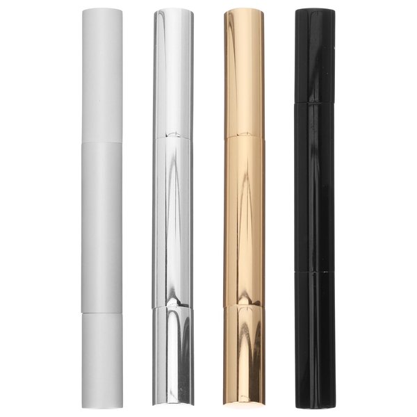 FRCOLOR 4 Pack 3ml Empty Nail Oil Pen with Brush, Twist Pen for Cuticle Oil Applicator, Cosmetic Lip Gloss Container, Travel Liquid Container