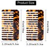 Small Travel Purse Hair Detangling Comb Tortoise Comb Wide Tooth Pocket Comb For Thick Curly Wavy Hair,Acetate Hair Detangler Comb For Wet And Dry,2 Pack