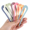 8 Pcs French Hair Pin U Shaped Hair Pins 4.5 Inch French Twist Hair Pin Acrylic French Pin for Women Girls Hairstyle Accessories