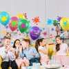 50Pcs Slime Balloons for Slime Birthday Party, It's Slime Time Party Balloons Bouquet, 12 Inch Latex Balloons for Kids Colorful Birthday Party, Baby Shower, Paint Art Themed Neon Glow Party Supplies