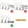 Volume Lash Extensions 7D 0.07mm D Curl 12mm Short Stem Premade Fans Soft|Optinal 3D|4D|5D|6D|7D|8D 0.07/0.10mm C/D 8-20mm Mix-9-16mm 12-15mm 8-15mm|(7D 0.07D 12mm)