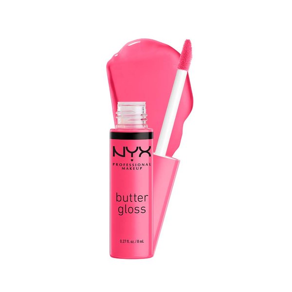 NYX PROFESSIONAL MAKEUP Butter Gloss, Non-Sticky Lip Gloss - Peaches & Cream (Pink Coral)