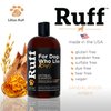 RUFF by Lillian Ruff Oatmeal Dog Shampoo | Sandalwood Amber | Professional Dog Shampoo With Aloe & Coconut Oil | Relieves Itching & Hot Spots | Moisturizing & Deodorizing | Safe for Puppies | USA Made
