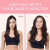 GOO GOO Clip in Hair Extensions Real Human Hair, Remy Human Hair Extensions Clip ins for Women, Natural Human Hair, 18inch 120g 7Pcs, 2 Dark Brown