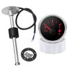 MAIMEIMI Fuel Sending Unit and Gauge Kit 240-33ohm 5" Marine Boat Water Fuel Level Sender Set (Black)