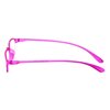 Calabria 718 Flexie Oval Reading Glasses +0.75 Fuschia Men/Women Bendable Single Power Readers Flexible Durable TR90 Frame