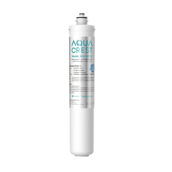 AQUACREST H-300 Under Sink Water Filter, NSF/ANSI 42 Certified, 24K Gallons, Replacement Cartridge for Everpure H-300, H-300-NXT, 7CB5, EV9270-71, EV9270-72, EV9618-11, EV9855-50, EV9282-01, Pack of 1