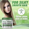 Tea Tree Oil Hair Mask - Deep Conditioner Treatment for All Hair Types - Intense Hydration Care and Protein Moisture Repair for Women and Men.