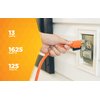 Southwire 2307SW Vinyl Outdoor Extension Cord In Orange With 3-Prong Plug (25 Feet, 16/3 gauge)