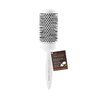 Cricket Ultra Smooth Coconut 1.75” Thermal Ceramic Barrel Hair Brush Anti-Static Heat-Resistant Hairbrush for Blow Drying, Curling and Styling All Hair Types White